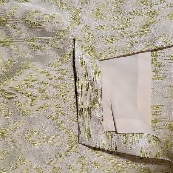 Ann Taylor Vintage Light Green Shimmery Pencil Skirt - Size 2 - Picture 6 of 6